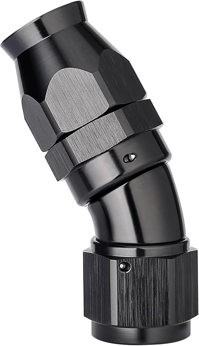 EVIL ENERGY 10AN 30 Degree PTFE One Piece Full Flow End Hose Fitting Aluminum by EVILENERGY