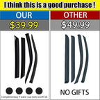 Rain Guards for Honda Pilot 2009-2015, Tape-on Side Window Deflectors, Window - Image 2