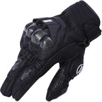 Harssidanzar Breathable Leather Motorcycle Gloves Touchscreen - Image 3