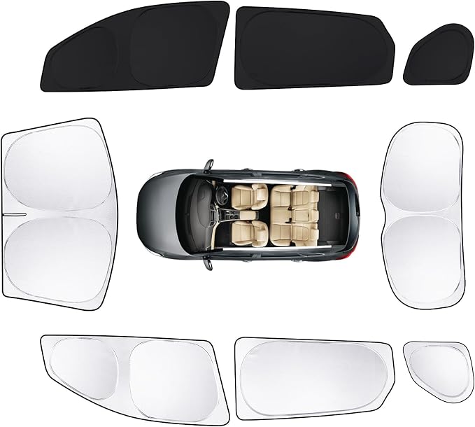 8pcs Car Window Shades for Hyundai Tucson 2016-2021 Accessories, Windshield by Unknown