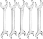 HARFINGTON 5pcs Double Open End Wrench 24mm x 27mm Metric 15 Degree Offset by HARFINGTON
