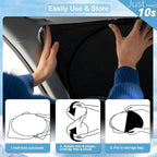 for GLC300 Windshield Sun Shade Foldable Sunshade - Image 4