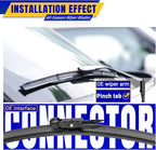 3 wipers Replacement for 2020-2023 Ford Escape, Windshield Wiper Blades - Image 3