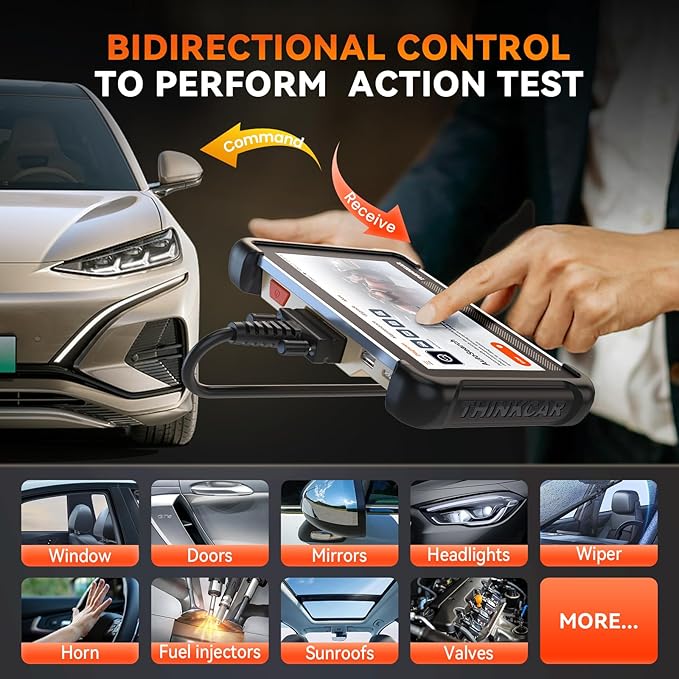 TK672 Bidirectional Scan Tool, Full System OBD2 Scanner Diagnostic Tool - Image 3