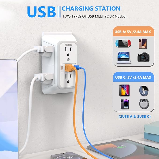 Outlet Extender Surge Protector - Image 3