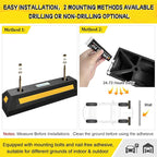 Car Parking Stopper – 2PCs Heavy Duty Rubber Curb Car Stop - Image 4