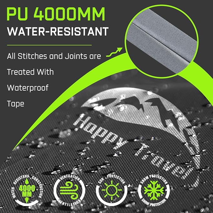 Happy Travel Bike Storage Tent Shed, Outdoor Waterproof Bicycle Covers Shelter - Image 4