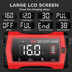 16 Amp Battery Charger, Car Battery Charger 6V 12V 24V Lithium, Battery - Image 7