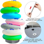 Pool Float Storage Rack 13 x 78 Inch Pool Float Holder Stainless Steel - Image 3