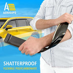 Extra Durable Window Deflectors Tape-On Window Visors Rain Guards Fit - Image 4