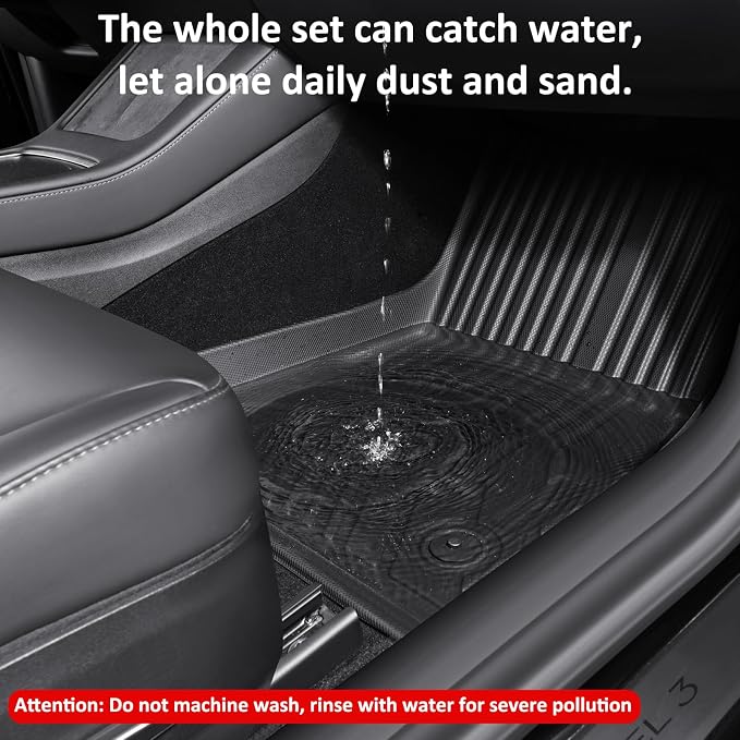 Car Foot Mats for Tesla Model 3 - Image 2