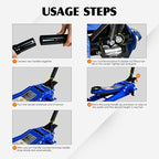 Floor Jack 3Ton/6600lbs.Dual Piston Fast Lifting Pump.Ultra Low Profile Floor - Image 4