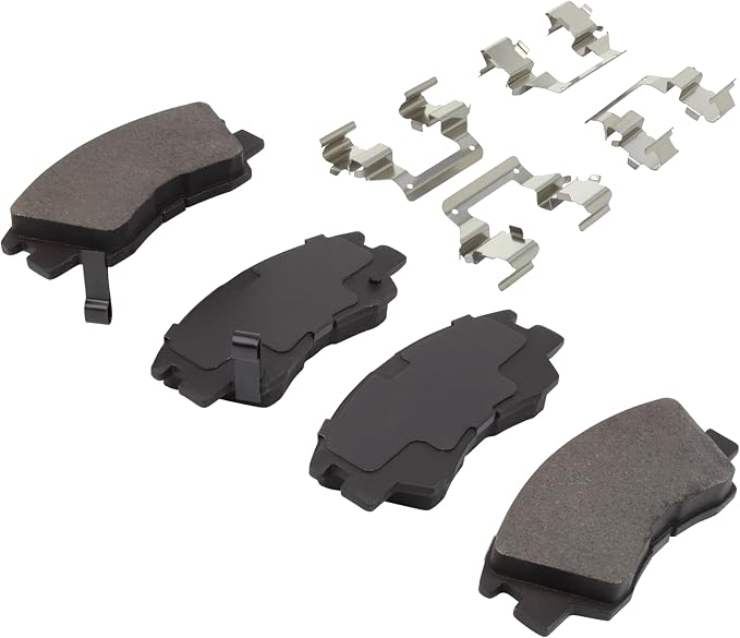 Premium Semi-Metallic Front Brake Pads Compatible - Image 2