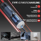 Chuboor Car Vacuum Cleaner High Power Cordless Rechargeable, 16000PA Powerful - Image 4