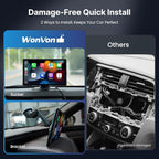 9''HD Wireless Carplay Screen For Car 4K Dash Cam&1080P Backup Camera - Image 9