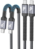 USBC to USBC Cable 10FT, Long Type C Fast Charging Cable Nylon Braided USB-C by PRAKIE