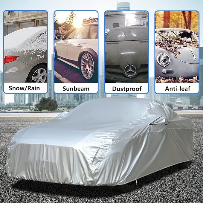 Tecoom Sport Car Cover Waterproof All Weather, Light Shell Car Covers - Image 4