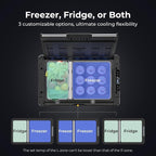BougeRV 12 Volt Portable Refrigerator, 55 Quart Rocky V2.0 Dual Zone Car Fridge - Image 4