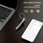 Bluetooth Headset, Wireless Bluetooth Earpiece - Image 7