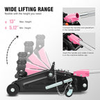 DNA MOTORING Floor Jack with Socket and Lock, Low Profile Hydraulic Trolley Jack - Image 3