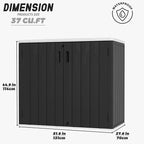 Large Outdoor Storage Box, Resin Sheds&Outdoor Storage Waterproof/Lockable - Image 4