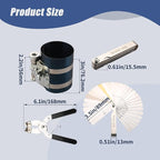3 Inch Piston Ring Compressor Tool Car Engine Piston Ring Installer Removal Kit - Image 3