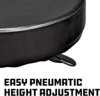 Powerbuilt Rolling Seat, Height-Adjustable Garage Stool - Image 6