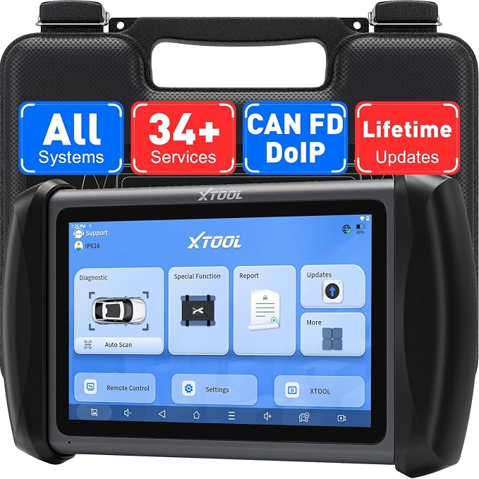 XTOOL IP616 V2.0 OBD2 Scanner Diagnostic Tool by XTOOL
