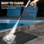 Under Grill Mat for Outdoor Grilling, 32 x 48 inches Double-Sided Fireproof - Image 6