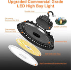 3Pack LED High Bay Lights, 200W UFO High Bay LED Shop Lights, 30000LM - Image 7