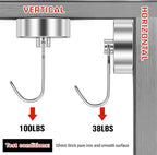 FINDMAG 100lbs+ Magentic Hooks Heavy Duty, Super Strong Magnetic Hooks - Image 3