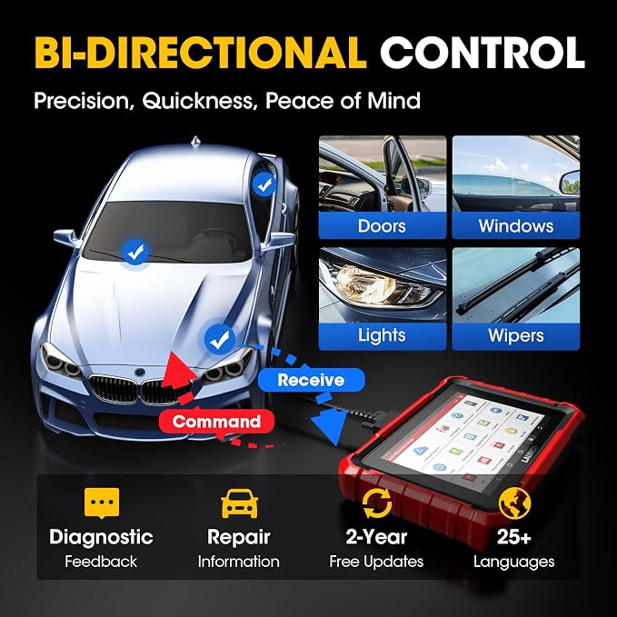 LAUNCH X431 PROS Elite 2025 New Bidirectional Scan Tool, 38+ Services, ECU - Image 6