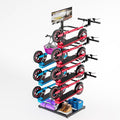Scooter Storage for Multiple Scooters, Scooter Rack Garage Holder for 8 by ztysn
