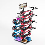 Scooter Storage for Multiple Scooters, Scooter Rack Garage Holder for 8 by ztysn