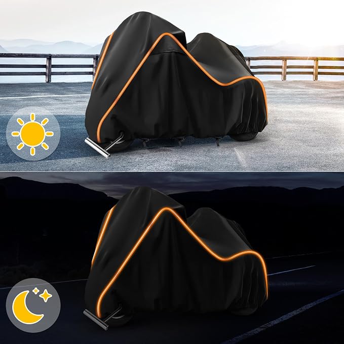 420D Motorcycle Cover for Trike Models Freewheeler, Tri Glide Ultra and CVO - Image 6