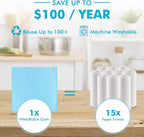 Streak Free Window Cleaning Cloth Miracle Microfiber Cloths - Image 5