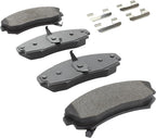Premium Semi-Metallic Front Brake Pads Compatible - Image 2