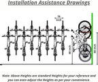 Bike Wall Mount Vertical Bike Hanger - Image 7