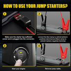 Jump Starter Battery Pack, 4500A Peak Car Battery Charger Jump Starter - Image 6