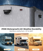 Solar Backup Camera Wireless for RVs and Trailers No-Installation - Image 7