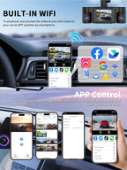 Dash Cam Front and Rear, 360 Dgree View 4 Channel Dash Camera - Image 7