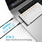6 inch Braided USB C to C Charger Cable - Image 3