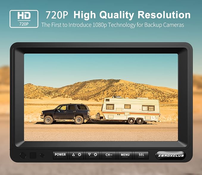 HD Wired Backup Camera System Kit, Sharp CCD Chip, 100% Not Wash Up, IP69 - Image 2