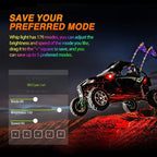 Nilight 2PCS 3FT RGB LED Whip Light - Image 3