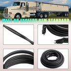 ZONFANT Cab Rubber Weatherstrip Car Door Seal Compatible - Image 5