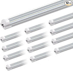 Barrina 8FT LED Shop Light, 100W 15000LM 6500K Super Bright White, Linkable by Barrina