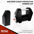 RETRUE Trailer Tongue Coupler Lock, Upgrade Trailer Cyberlock Dia 1/4'' - Image 4