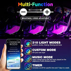 Car Led Interior Foot Well Light Strip Under Dash Bendable PVC Housing RGB - Image 5