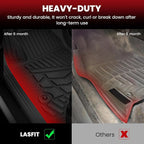 LASFIT Floor Mats 2007-2013 for Chevy Silverado/GMC Sierra 1500, 2008-2014 2500 - Image 4