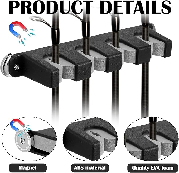 2 Pcs Magnetic Fishing Rod Holder - Image 3